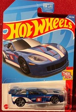HOT WHEELS CORVETTE C6R BLUE 233/250 THEN  NOW. SEE COMBINED OFFERS 