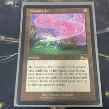 Magic the Gathering - Memory Jar - Urza's Legacy - Regular - LP - mtg