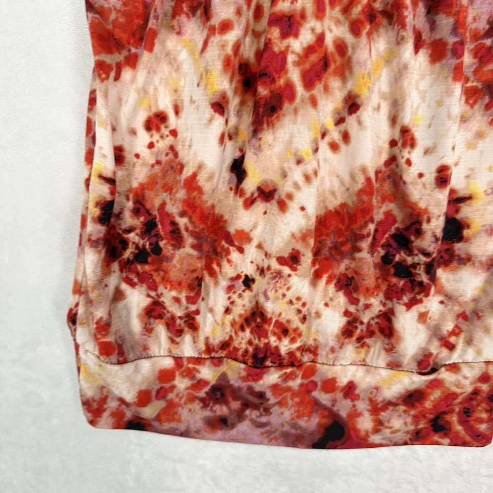 Vintage HeartSOUL Tank Top Womens XS Chain Mail Tie Dye Sleeveless Blouse Y2K - Image 4 of 4