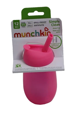 Munchkin Simple Clean Kleinkindbecher | Baby- & Kleinkind-Sippy-Becher mit Stroh - Bild 1 von 2