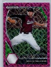 2021 Panini Prizm Draft Picks #PDP92 Brock Selvidge Pink Velocity Prizm