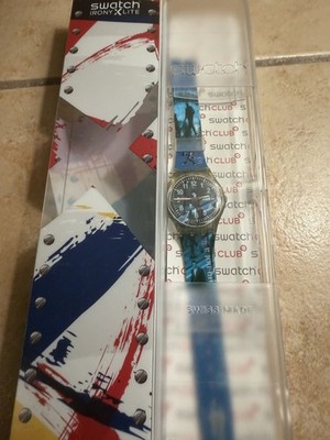 Swatch Irony X-Lite YYS4010 ''Caccia'' Collector's Watch NEW Never Worn RARE