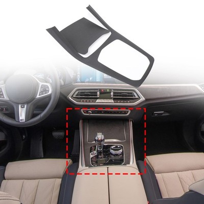 Matt Carbon Car Center Console Getriebe Panel Abdeckung Für BMW X5 / X7 2019-22