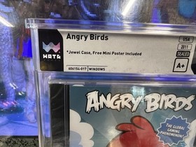 2011 PC Windows Angry Birds Graded WATA 9.8 A+ Seal Y-Sealed w/ Mini Poster NEW