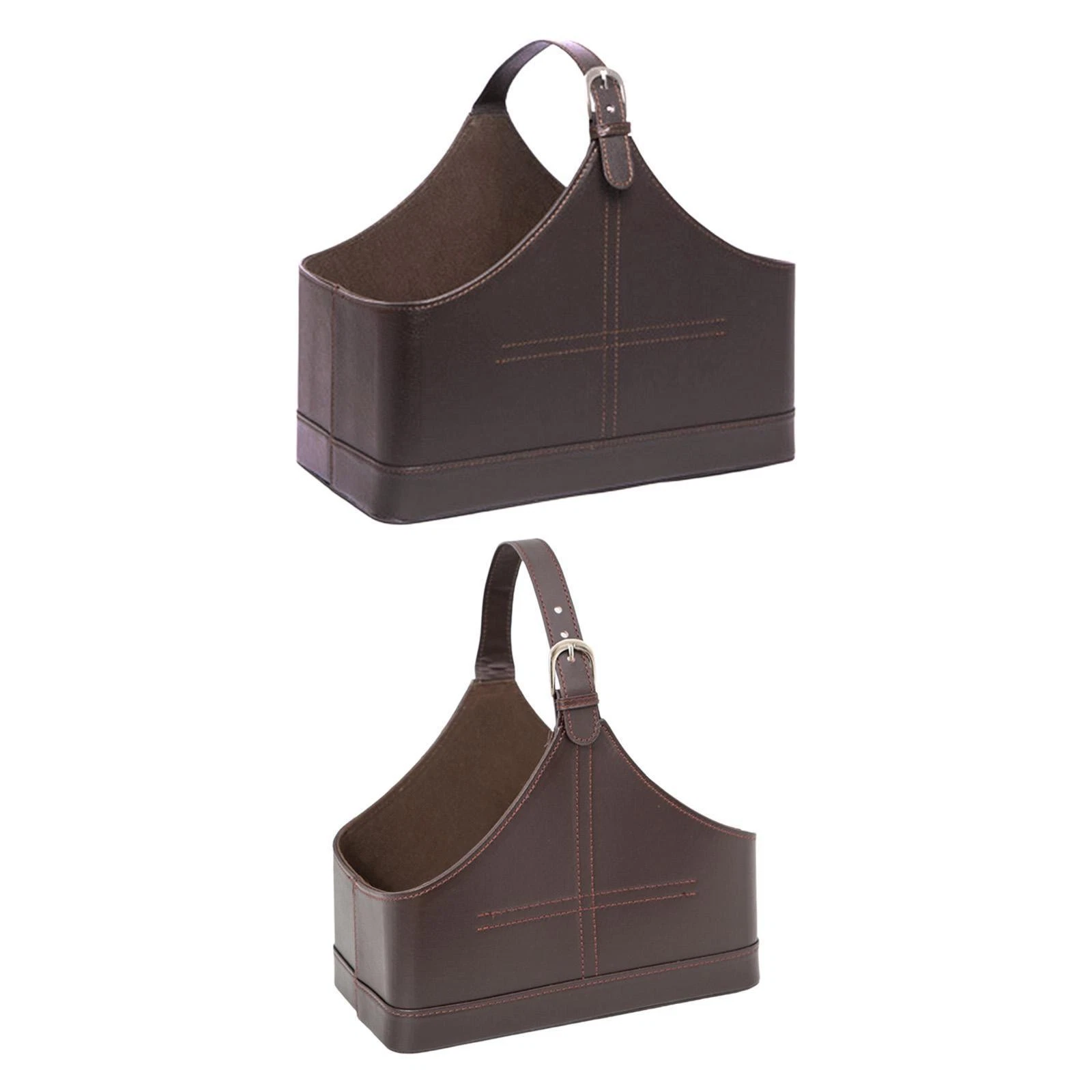 Fruit Gift Basket PU Leather Storage Baskets for College Appreciation Fruits