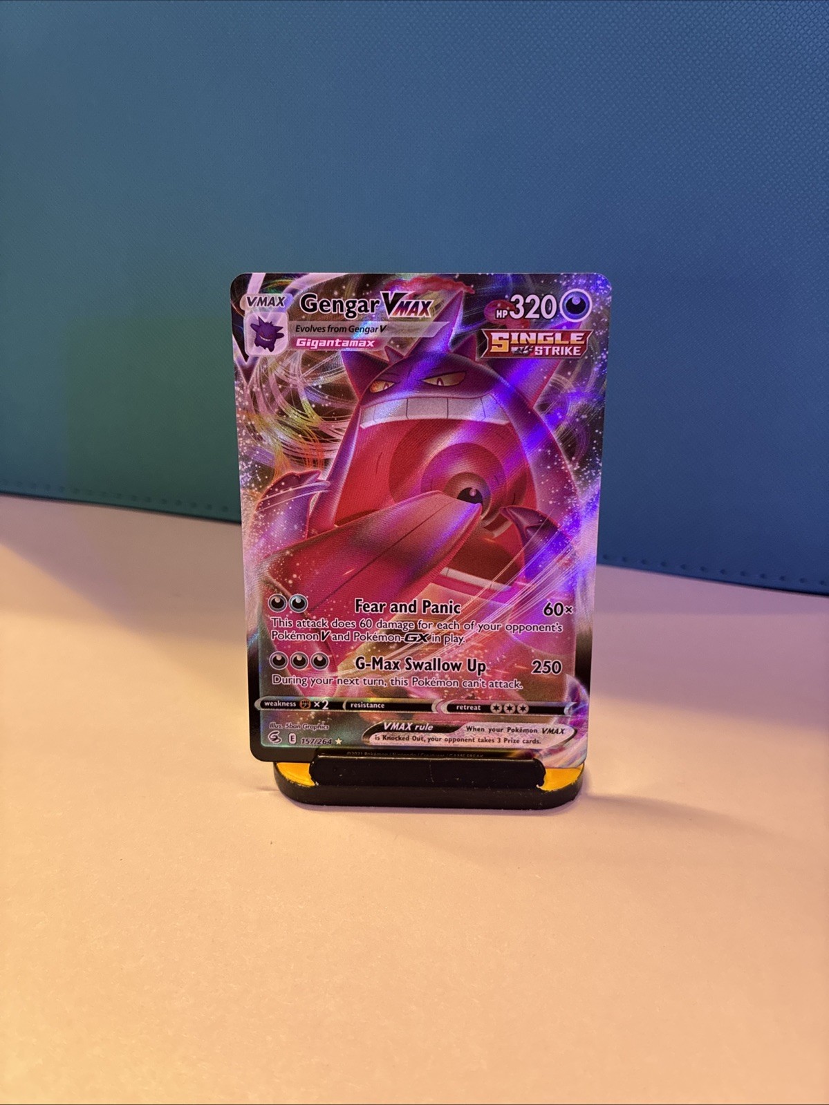 Gengar VMAX: Fusion Strike 157/264 LP/NM