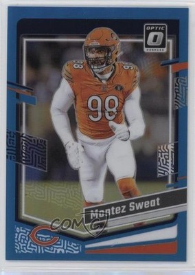 2023 Panini Donruss Optic Aqua Prizm /299 Montez Sweat #197 v1i