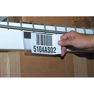 3'' x 5'' Label Holders Clear Self Adhesive - Top Load 50/Pk