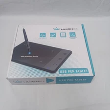 Huion H420 USB Graphics Drawing Tablet with Pen! Tested & Works Perfectly!