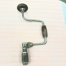 Vintage Stanley Hand Drill Bit Brace Auger 965N 10" Ratcheting Tool Made In USA