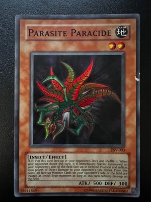 Parasite Paracide PSV-003 Super Rare Unlimited Lightly Played Yugioh
