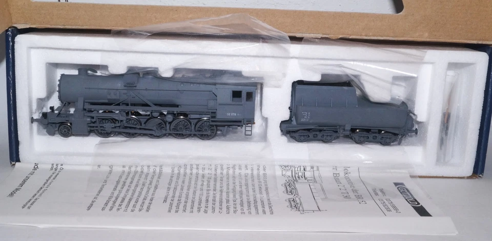 Gützold H0 45200 Dampflok, DRG, BN 52 079, Fotoanstrich, OVP (Prüf-Video) - Bild 1 von 4