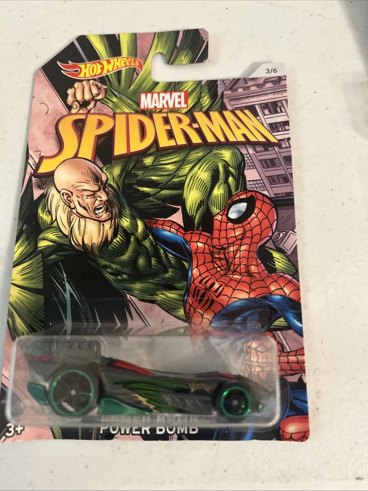 Marvel Spider-Man Juego Completo de 6 Coches Die-Cast Mattel Hot Wheels 2016 Nuevo en Paquete Foto 4 de 4