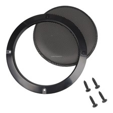 6.5 Inch Speaker Cover Steel Mesh For Car Woofer Subwoofer Grill W/4 PCS Screws