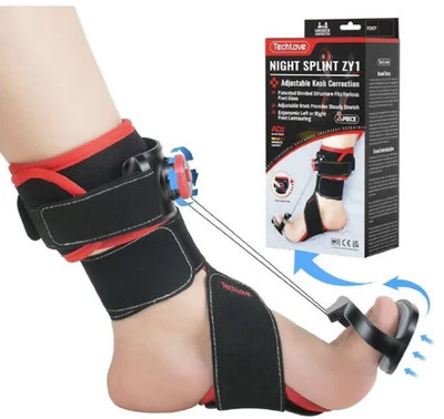 Tech Love Plantar Fasciitis Night Splint - Left Foot, New Without Box