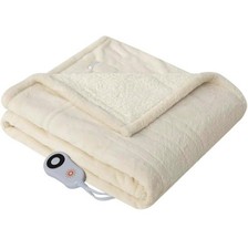 STONECREST Reversible Electric Blanket Heated Throw, 50"x60" Heating Blanket...