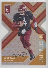 2018 Panini Elite Draft Picks Status Orange Die-Cut Variation Luke Falk 0c7g