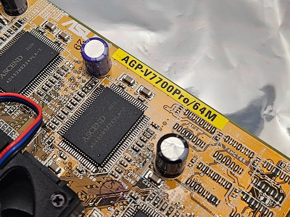 GeForce 2 Pro 64MB, 128BIT, DDR, AGP 4x, Asus AGP-V7700Pro/64MB, NEW OLD STOCK - Image 4 of 4