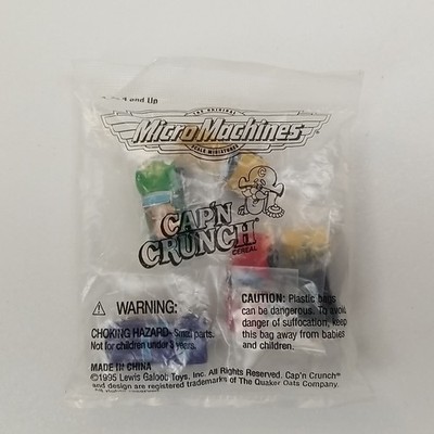 Micro Machines Captain Cap'n Crunch Exclusive Set of 5 Vintage 1995 VHTF NIP