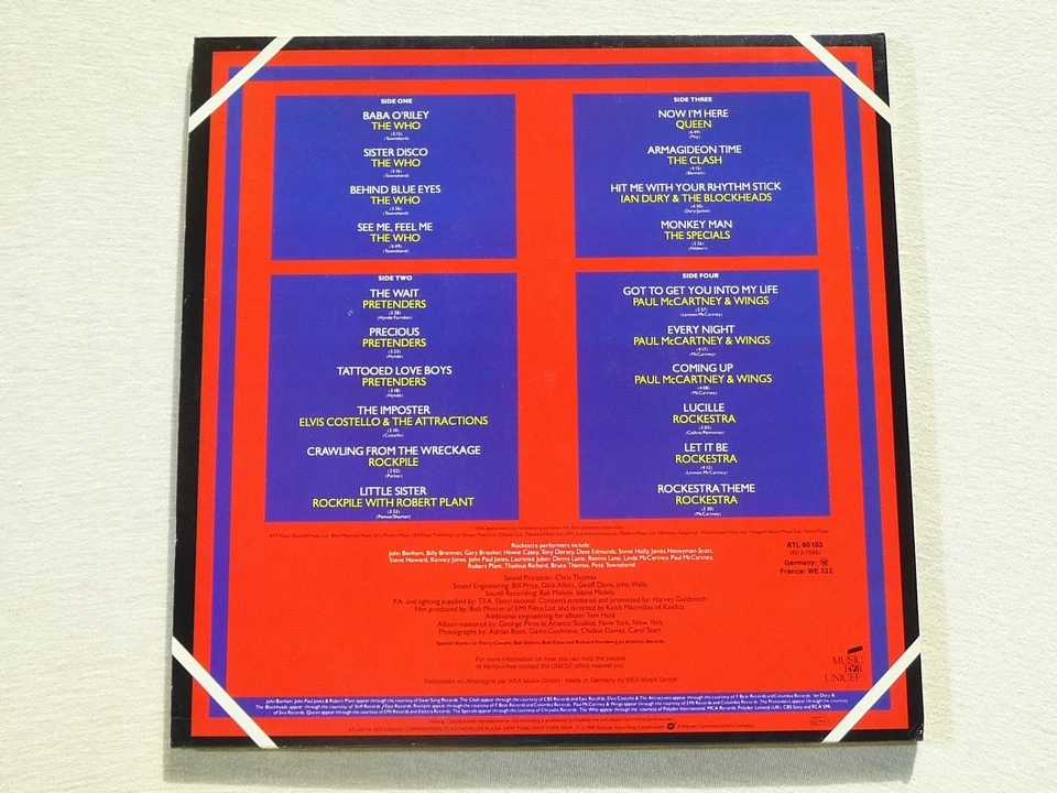 Concerts For The People Of Kampuchea (Promo + Promo-Sheets ,2 LP, Unplayed) - Bild 2 von 4