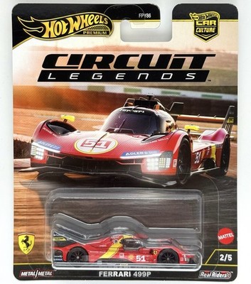 Hot Wheels Circuit Legends Car Culture Premium * FERRARI 499P