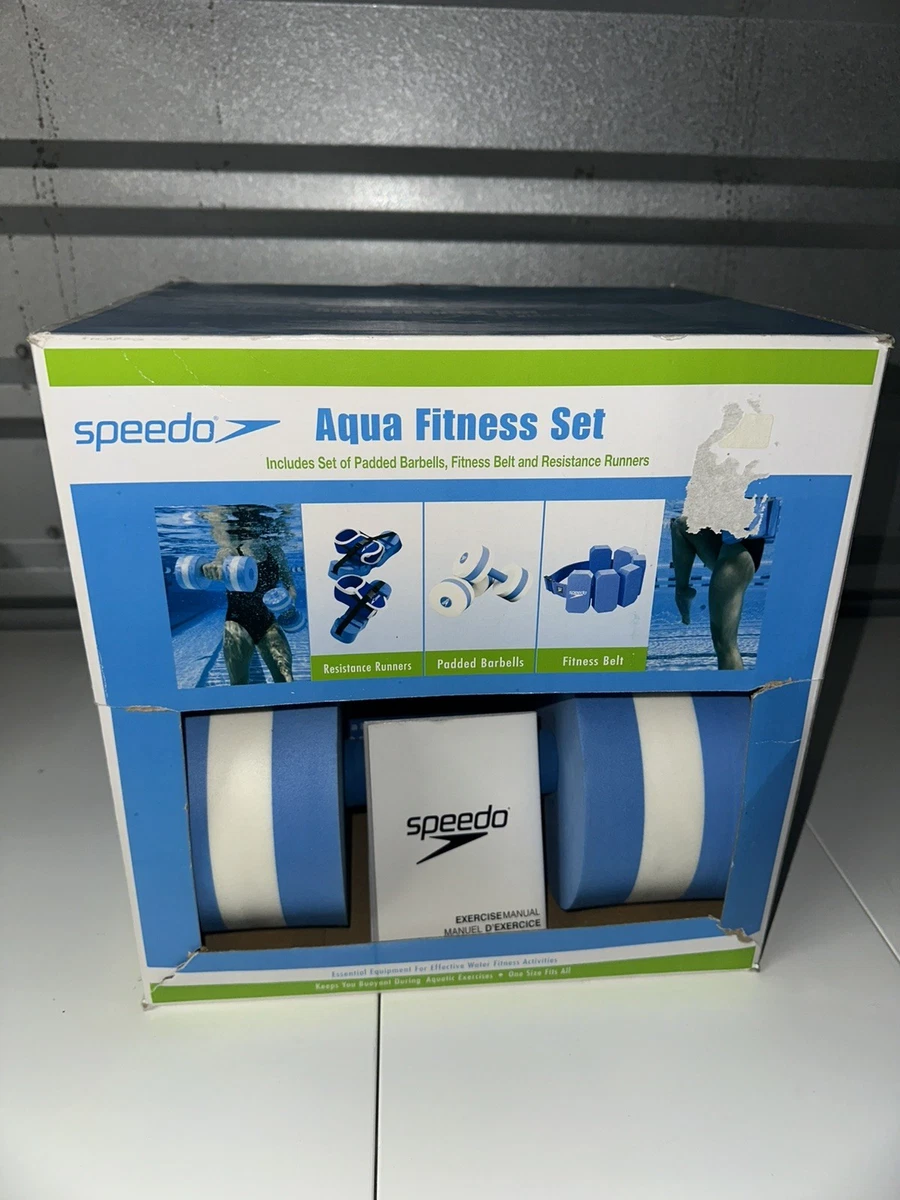 Lot De 3 Haltères Speedo Pour Aquagym - Bleu, En Mousse EVA - Fitness, Physiothérapie Et Exercice Aquatique