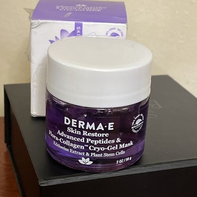 DERMA-E skin restore Advanced Peptides and Flora-Collagen Cryo-Gel Mask  2 oz 