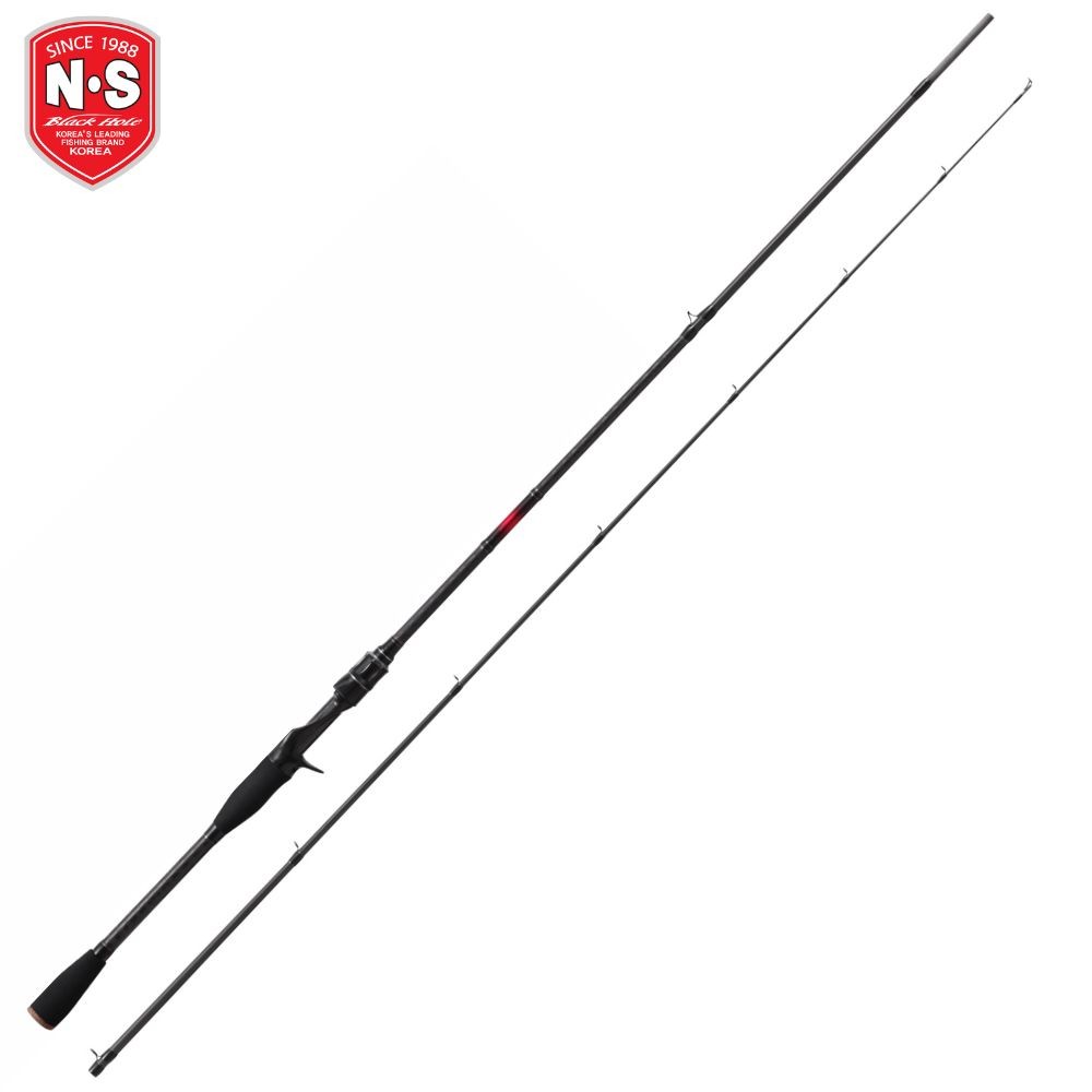 Удилище для ловли окуня NS BLACK HOLE Bass Baitcasting Rod DARK HORSE II BASS C-682MH 43190₽