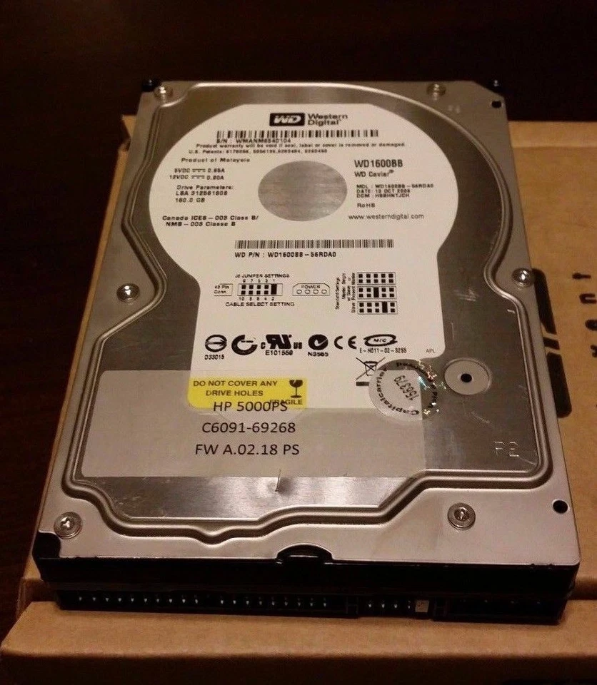 HP DESIGNJET 5000PS NEW HARD DRIVE DISK C6091-69268 / C6091-60268 5000 PS HDD - Image 2 of 3