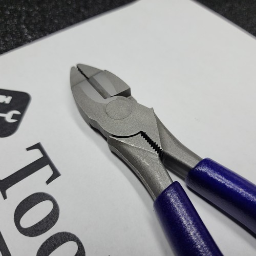 Snap-on Tools USA NICE Used 7" DARK PURPLE Lineman's Pliers 57AHLP - Picture 7 of 10