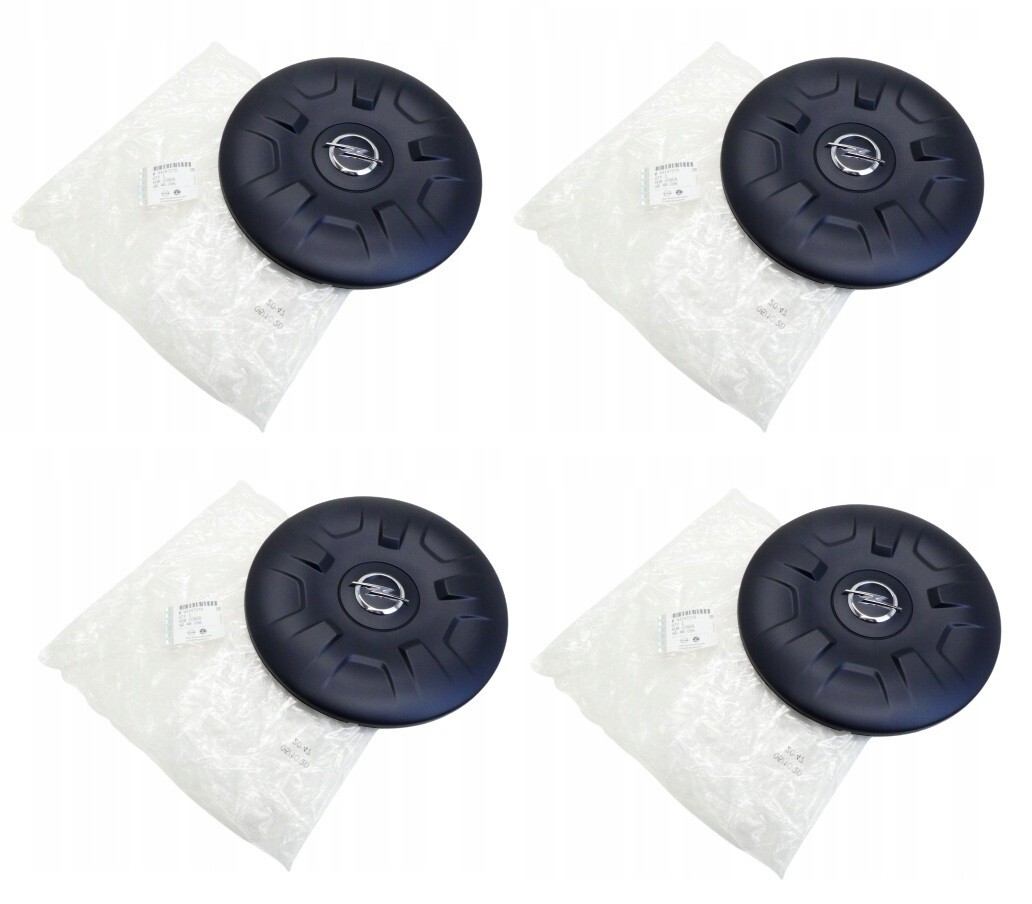Enjoliveur de roue 16" Opel Movano B 2010- noir lot de 4 pieces 93197270