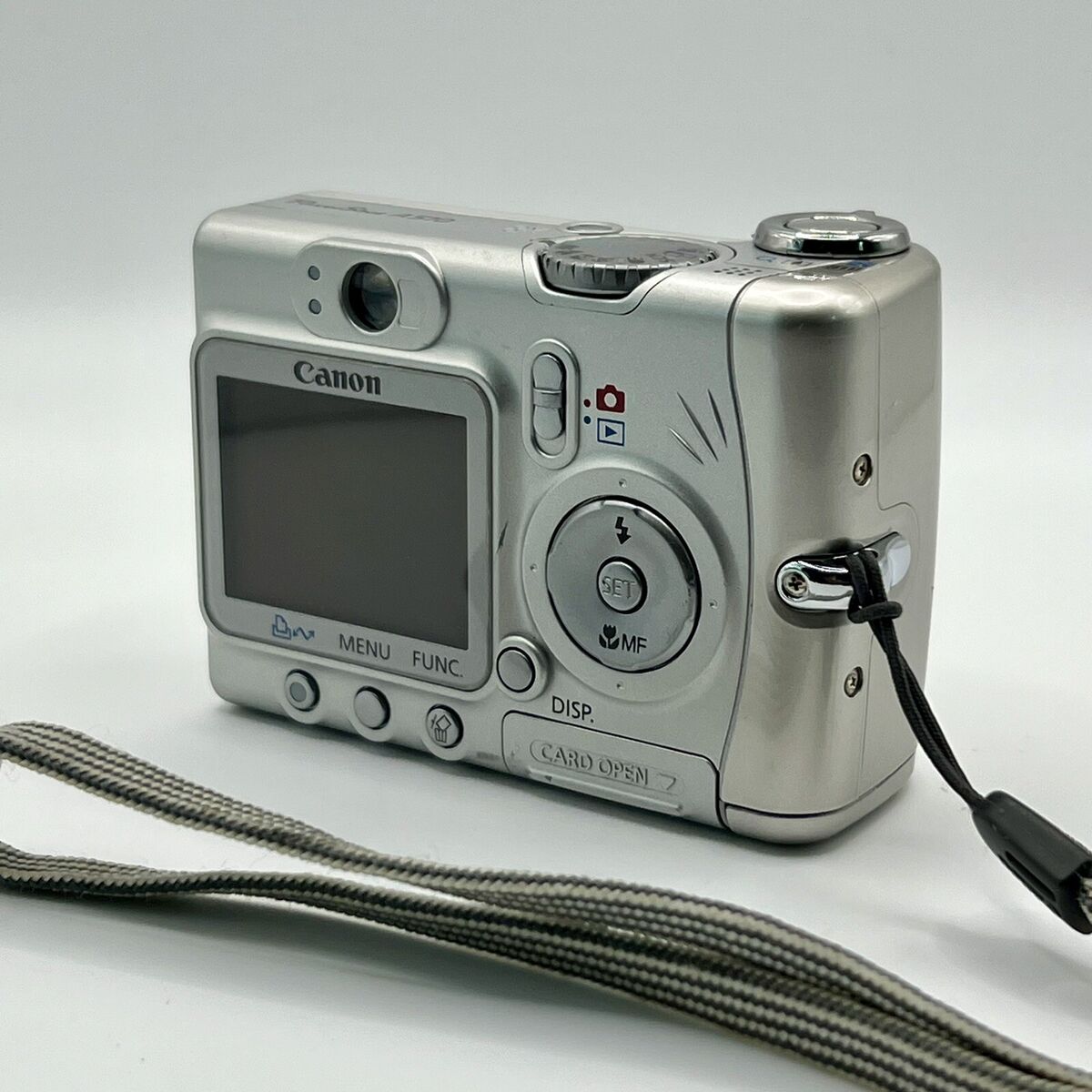 Vintage Canon PowerShot A510 3.2MP Digital Camera - Silver Vintage Canon PowerShot A510 3.2MP Digital Camera - Silver