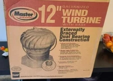 Master Flow 12-inch Mill Galvanized Externally Braced Dual-Bearing Wind Turbine