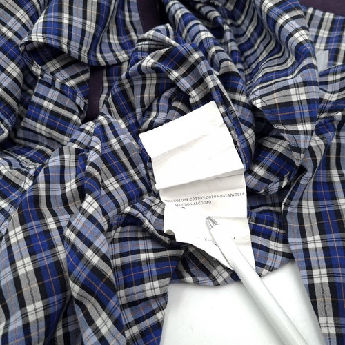 Replay Men's Shirt Check Cotton Bm7 Size XL - Picture 8 of 10
