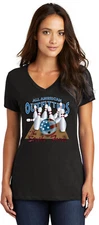 Bowling Team American Strike Force Womens V-neck T-Shirt