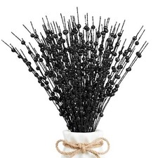 6 Pcs Artificial Berry Flower Stems Red Heart Shaped Berry Picks for Mother's...