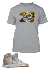 23 Graphic  Tee Shirt Match Retro J1 FLYKNIT Big Tall Small Pro Club Shaka Tee