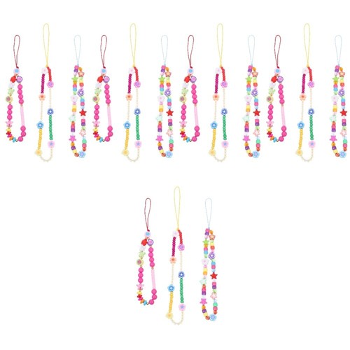 3pcs Phone Hanging Lanyard Phone Charm Chain Colorful Phone Chain - Zdjęcie 4 z 12
