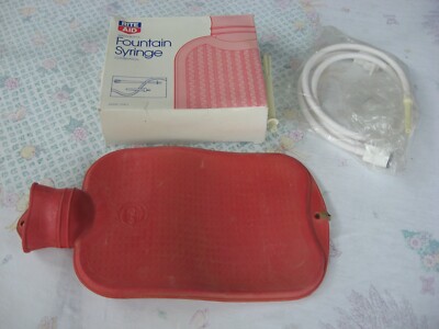 Rite Aid Water Bottle Fountain Syringe Combination Personal Hygiene Vintage NOS