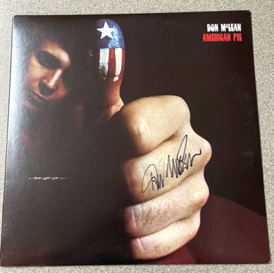   Don McLean American Pie Vinyl Record - SIGNED - CORNERS DAMAGED - *IN HAND*