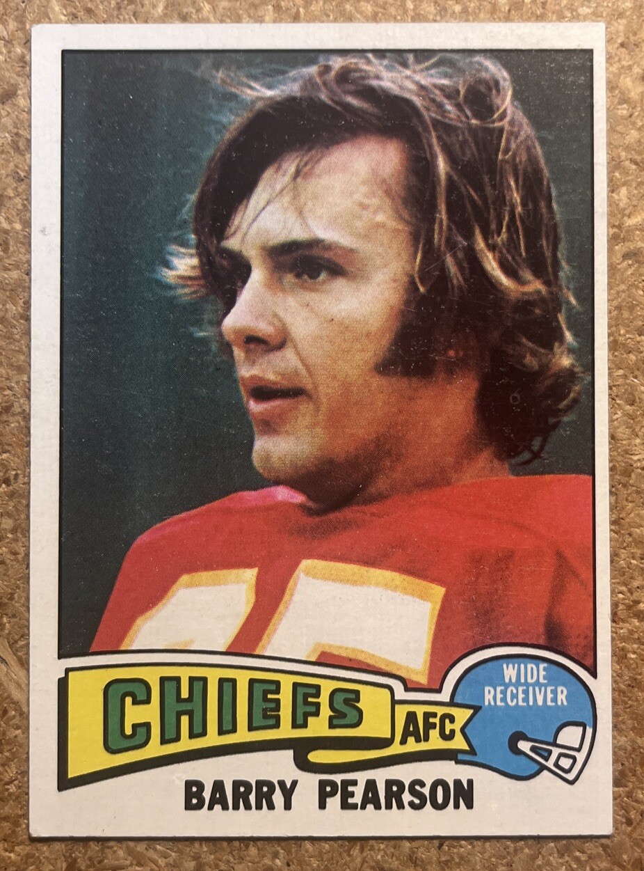 1975 Topps Barry Pearson #399 Kansas City Chiefs