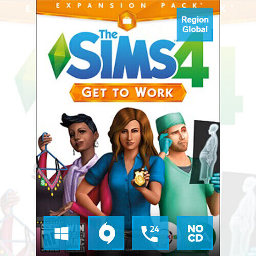 The Sims 4 Get To Work - Buy Origin DLC Key