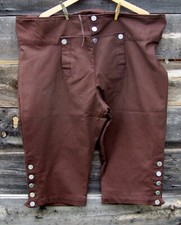 Revolutionary War Civilian Militia Canvas Breeches Trousers 44