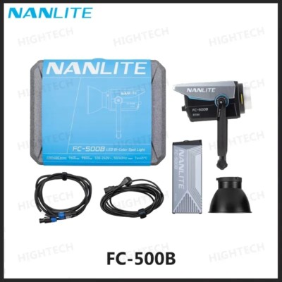 NANLITE FC-300B FC-500B 2700K-6500K Led Video COB Light Photography Fill Light 