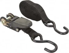 Erickson Manufacturing 51300 Web Sling: 1" Wide, 15' Long, 1,200 lb Choker Black