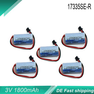   5PCS CR17335SE-R Q6BAT 3V 1800mAh Akku für Mitsubishi QNS FANUC system Neu