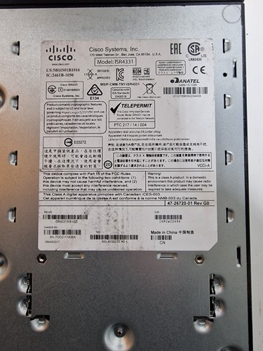 Cisco ISR4331/K9 Integrated Service Router FREE DELIVERY - Photo 6/6
