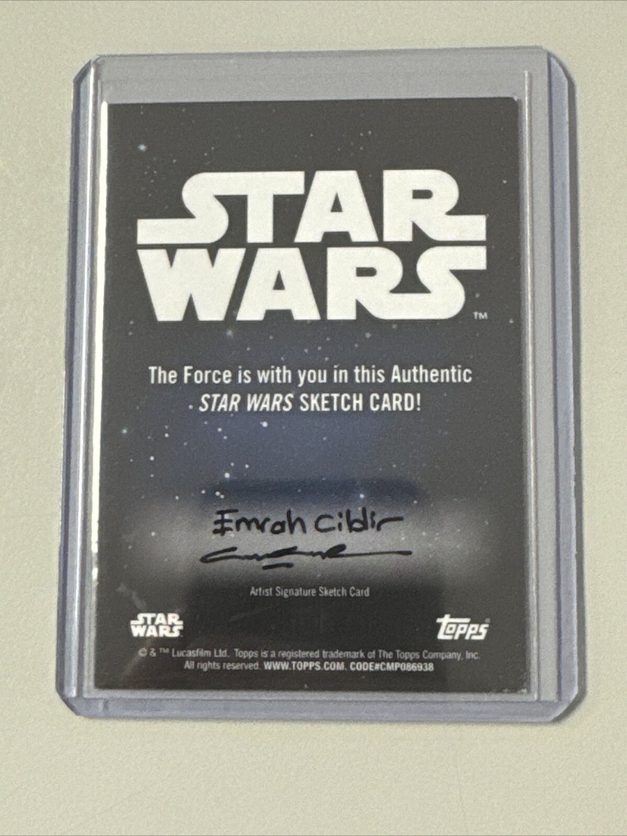 topps star wars sketch スケッチカード Star Wars Topps Sketch Card 1/1 Kokkinakas PSC | eBay