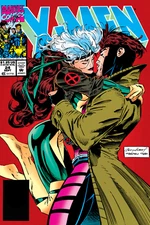 X-Men 90's Comic Book Poster Issue 24 Rogue Gambit Kiss