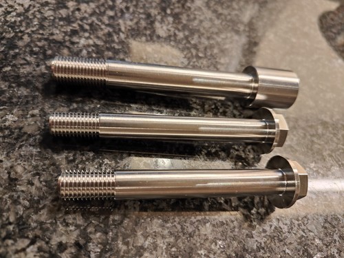 Honda CR250 CR 250 1987 87 Titanium Linkage Bolts SET OF 3 THREE - Picture 2 of 5